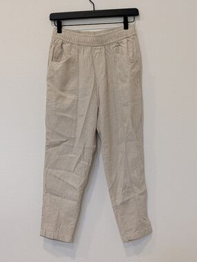 Linen Cropped Pants